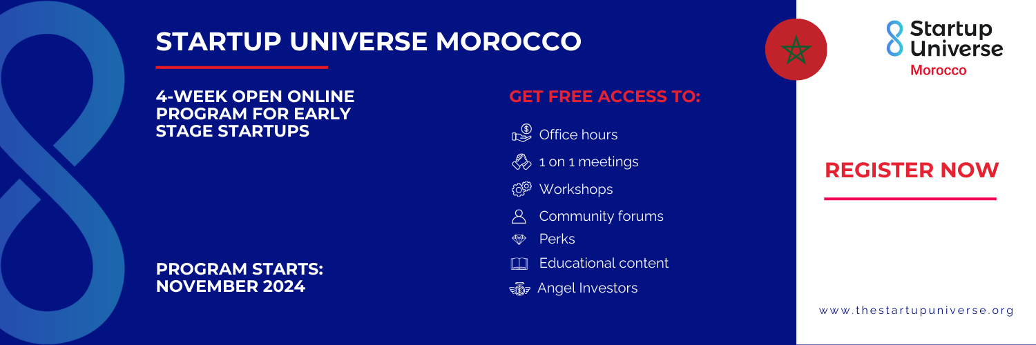 Startup Universe Morocco #SUM24 banner