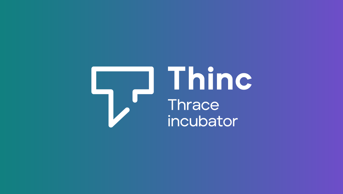 Thinc Thrace incubator B' κύκλος banner