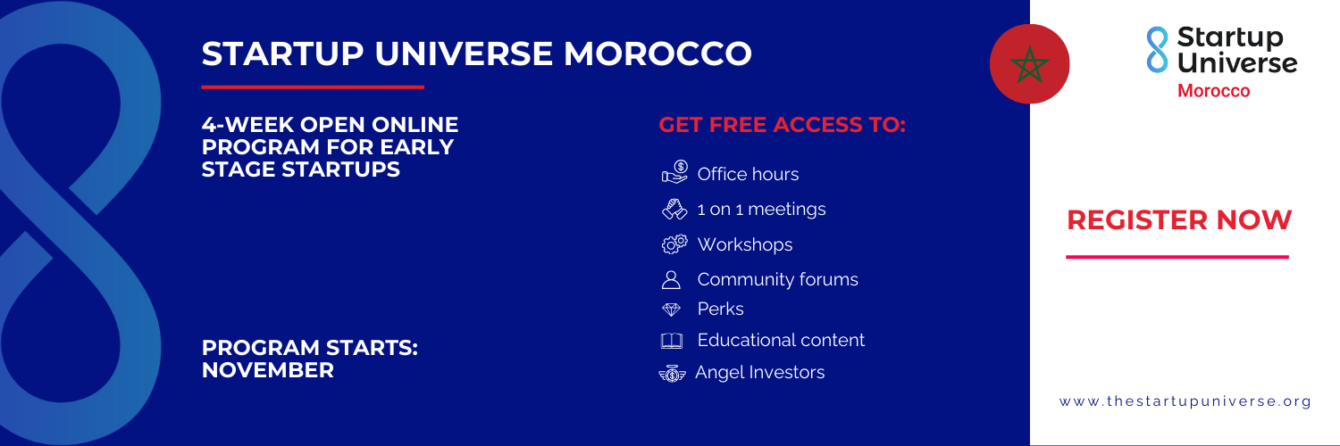 Startup Universe Morocco #SUM26 banner