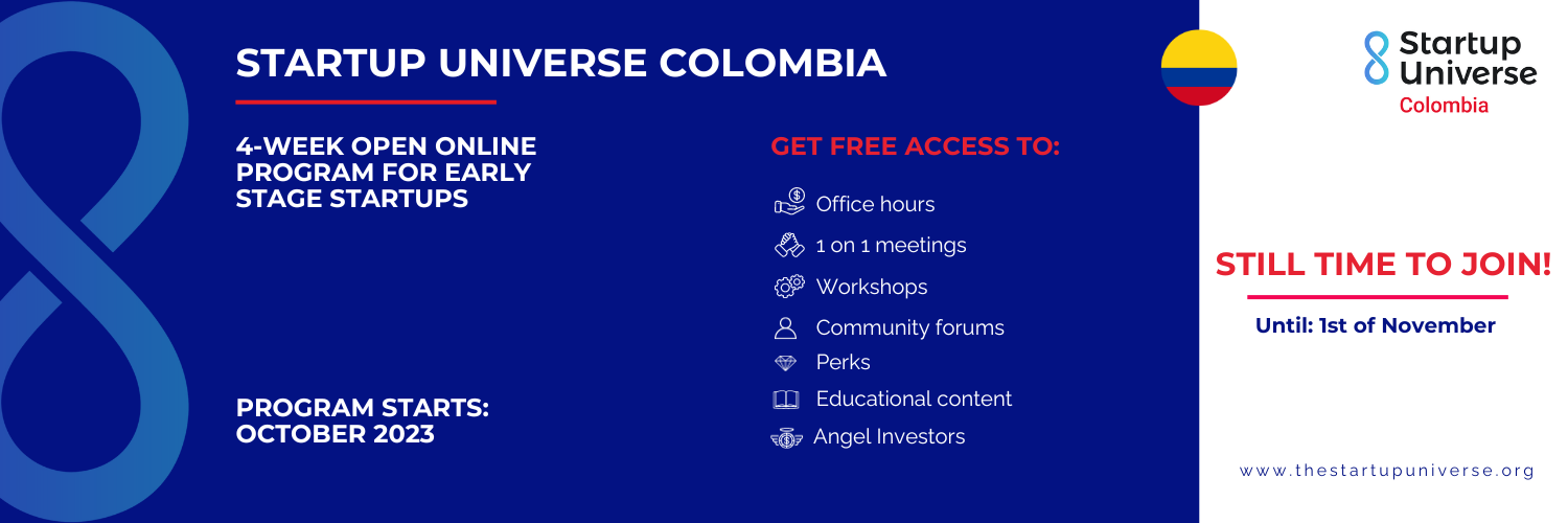 Startup Universe Colombia banner