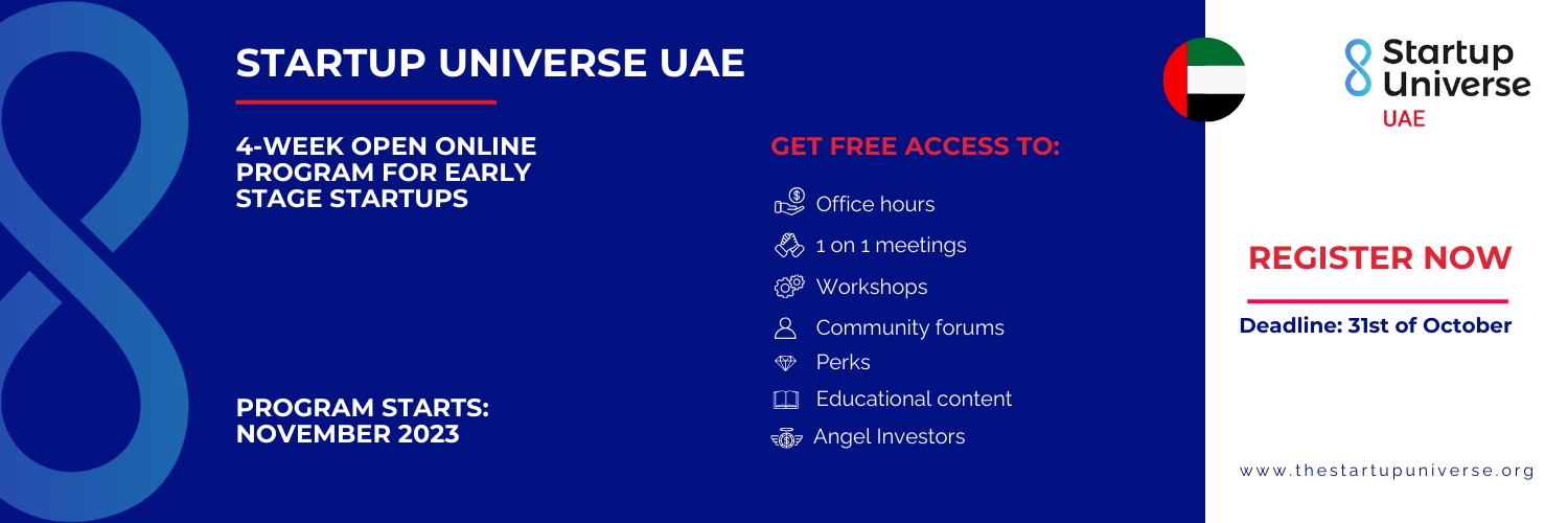 Startup Universe UAE banner