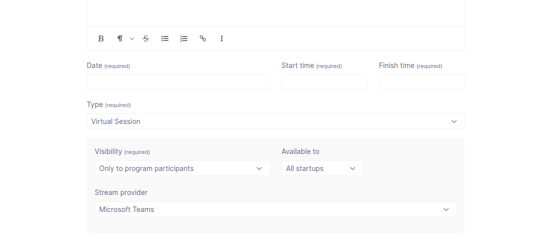 Select Microsoft Teams as your streaming provider image
