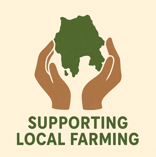 Supporting local farming logo
